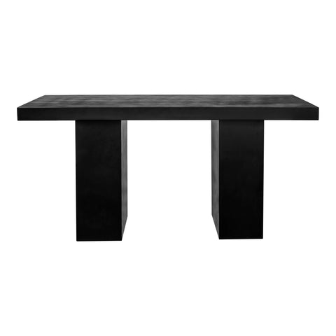 Aurelius - 2 Outdoor Dining Table - Black - Concrete - Premium Dining Tables from Moe's Home Collection - Just $3497.50! Shop now at brett interiors