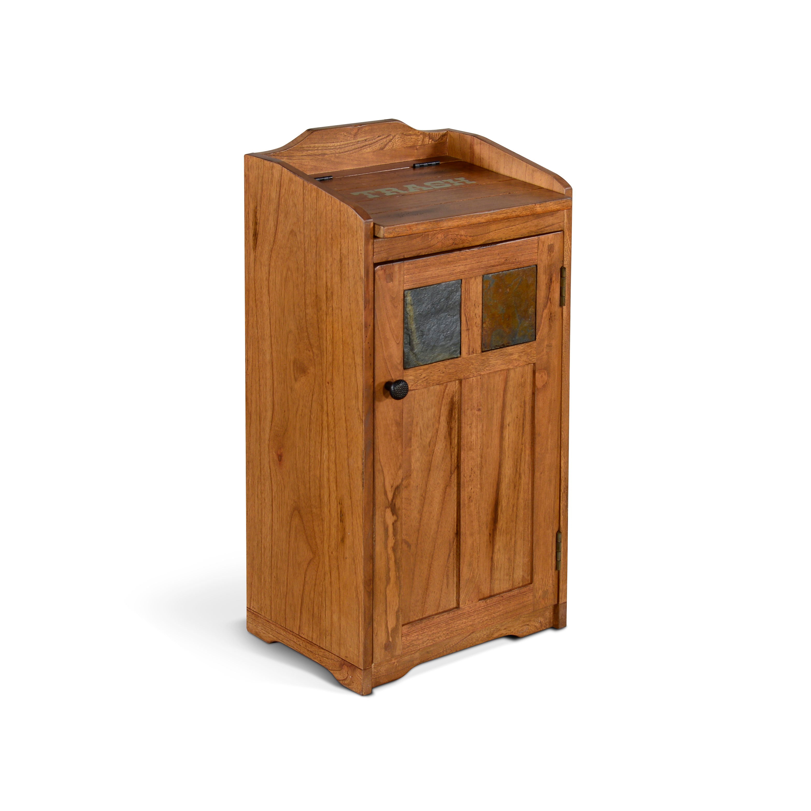 Sedona - Trash Box - Light Brown - Premium Trash Bin Cabinets from Sunny Designs - Just $267! Shop now at brett interiors