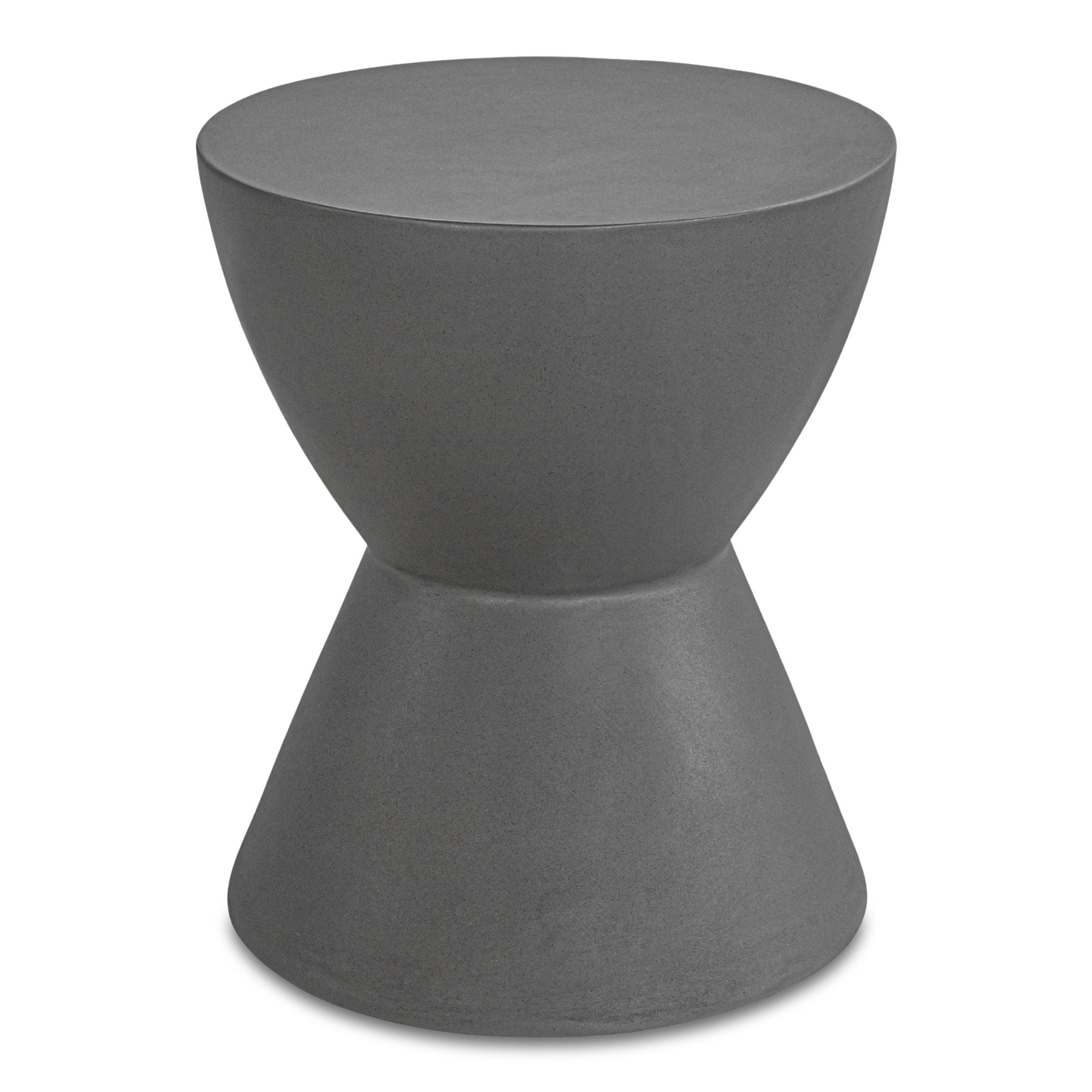 Hourglass - Outdoor Stool - Gray - Premium Side Tables from Moe's Home Collection - Just $472.50! Shop now at brett interiors