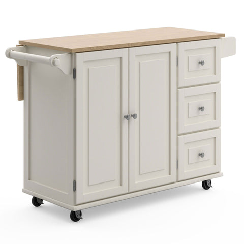 Blanche - Kitchen Cart - Rubber Wood Top - Premium Islands & Carts from Homestyles - Just $1249.98! Shop now at brett interiors