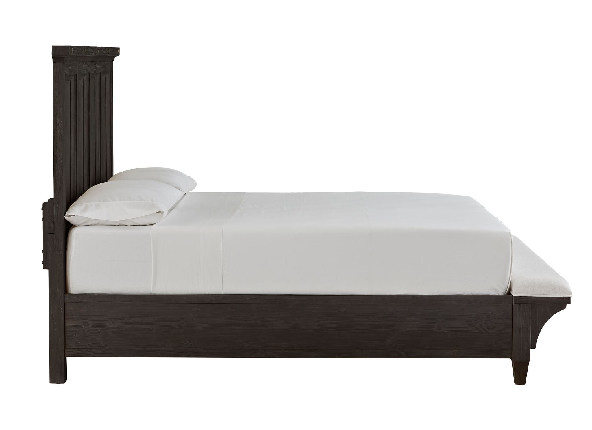 Sierra - Complete Panel Bed With Upholstered Footboard - Premium Panel Beds from Magnussen Furniture - Just $1397! Shop now at brett interiors