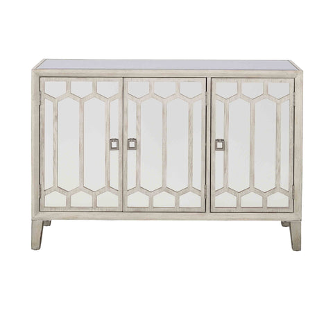 Windsor - Three Door Credenza - Burnished White - Premium Credenzas from Coast2Coast Home - Just $3465! Shop now at brett interiors