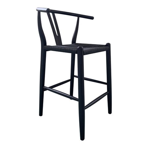 Ventana - Counter Stool - Black - Wood - Premium Counter Height (24"-27") from Moe's Home Collection - Just $1172.50! Shop now at brett interiors