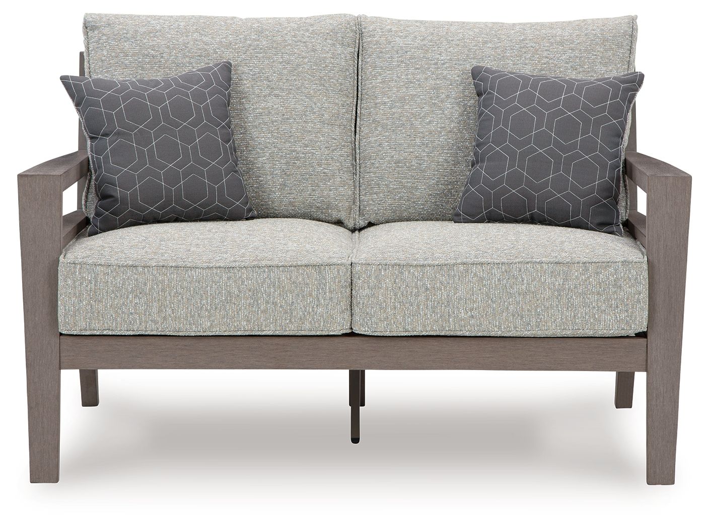 Hillside Barn - Gray / Brown - Loveseat W/Cushion - Premium Loveseats from Signature Design by Ashley® - Just $1821.25! Shop now at brett interiors