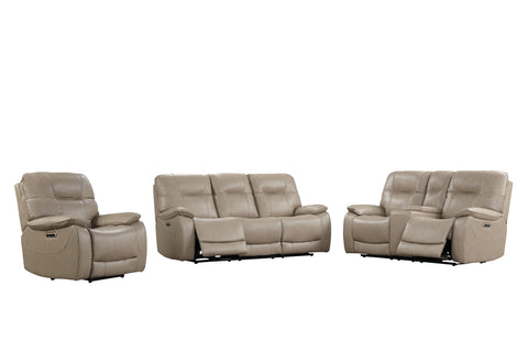 Axel - Power Reclining Sofa Loveseat And Recliner - Parchment - Premium 3 Piece Living Room Sets from Parker Living - Just $3942.50! Shop now at brett interiors