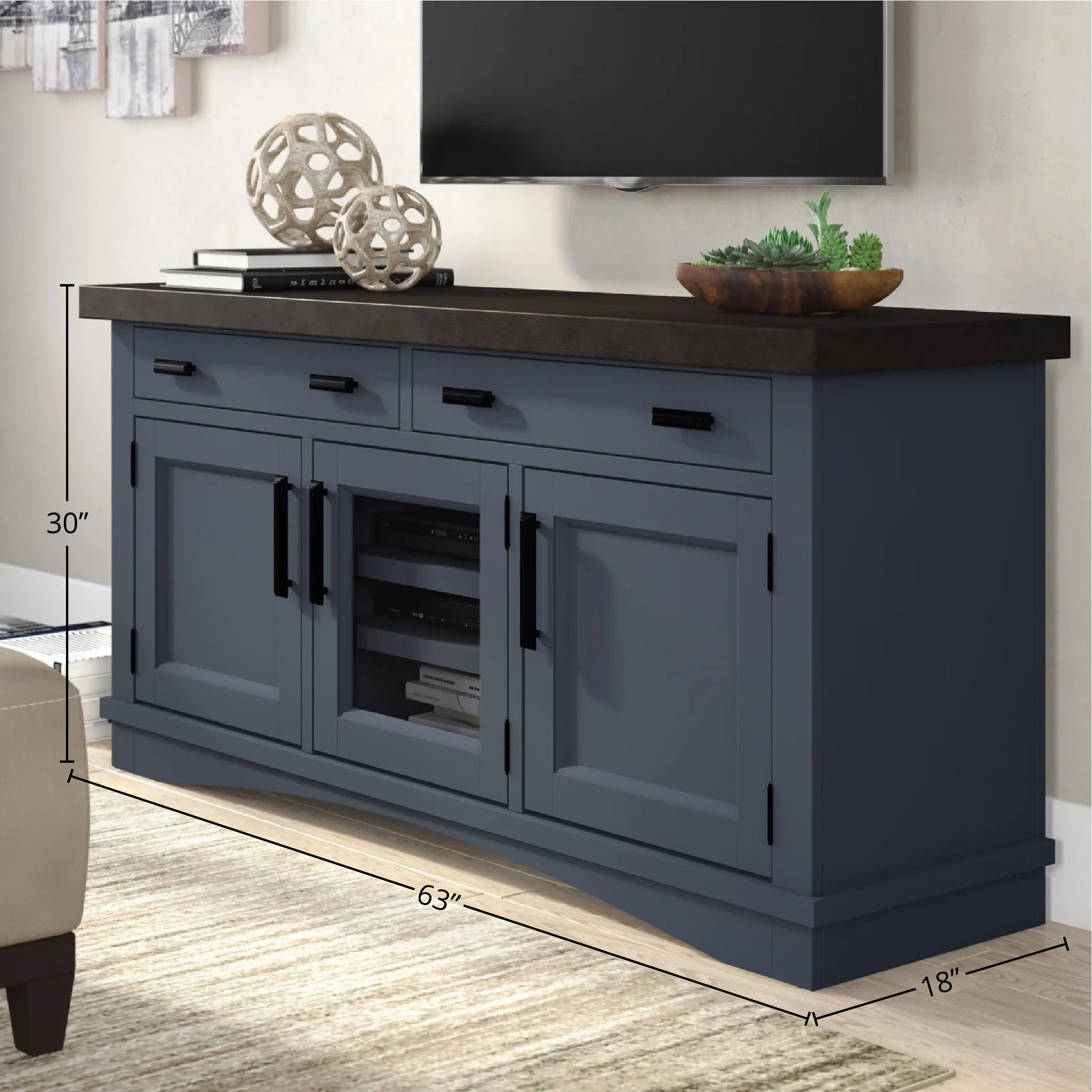 Americana Modern - TV Console (63") - Premium TV Stands from Parker House - Just $822.50! Shop now at brett interiors