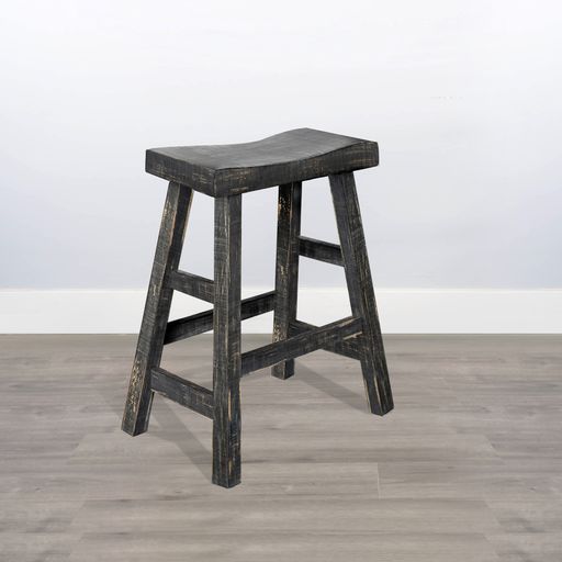 Marina - Stool With Wood Seat - Premium Counter Height (24"-27") from Sunny Designs - Just $112! Shop now at brett interiors