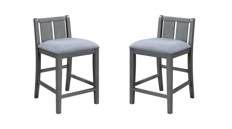 Graham - 20" Upholstered Seat Counter Height Chair (Set of 2) - Premium Stool Sets from Lilola Home - Just $186! Shop now at brett interiors