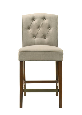 Darby - 19" Fabric Counter Height Chair - Tan - Premium Counter Height (24"-27") from Lilola Home - Just $101! Shop now at brett interiors