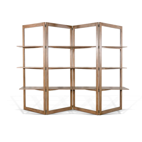 Doe Valley - Room Divider / Bookshelf - Light Brown - Premium Room Dividers from Sunny Designs - Just $641! Shop now at brett interiors