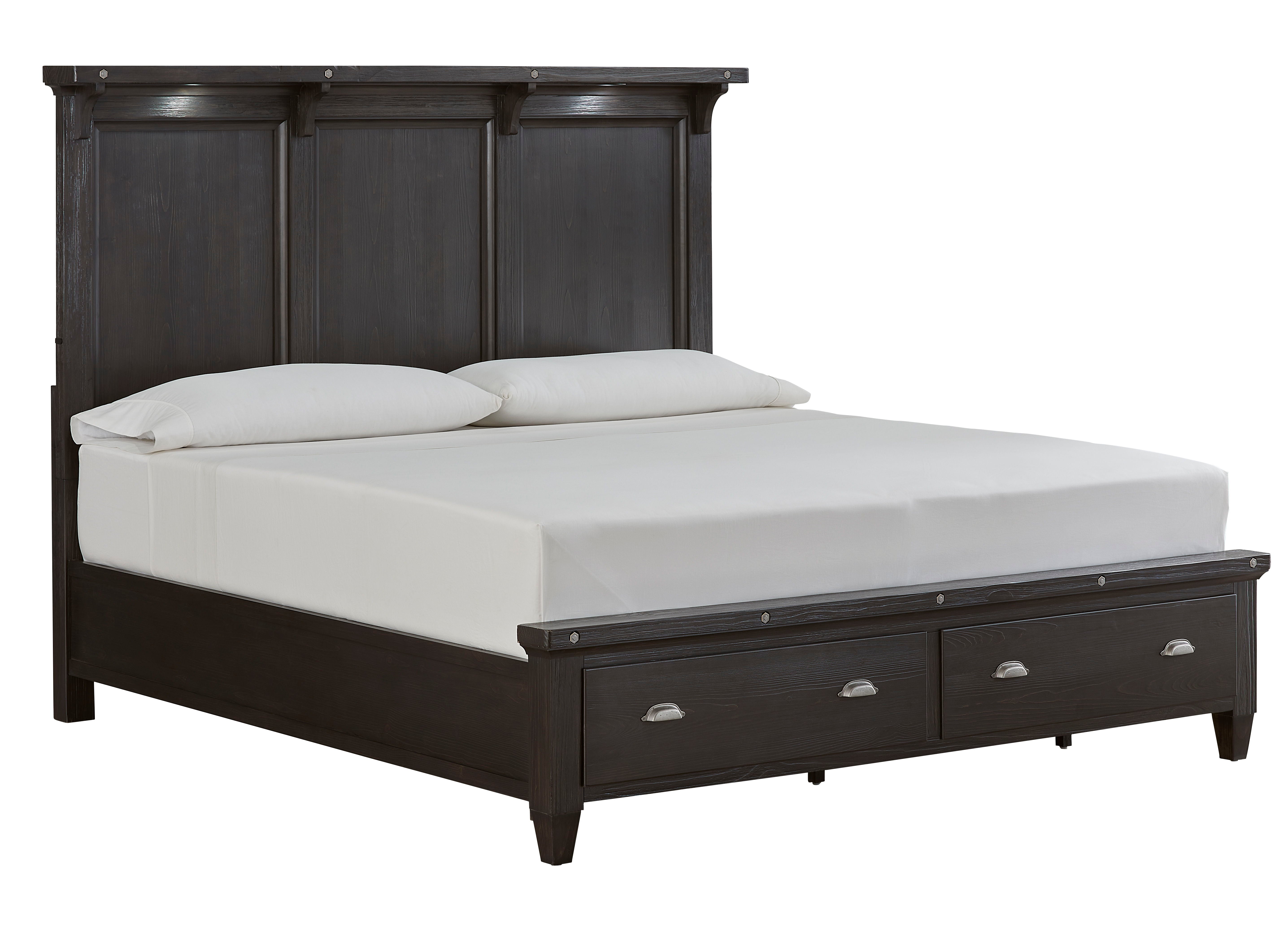 Sierra - Complete Lighted Panel Storage Bed - Premium Storage Beds from Magnussen Furniture - Just $1970! Shop now at brett interiors