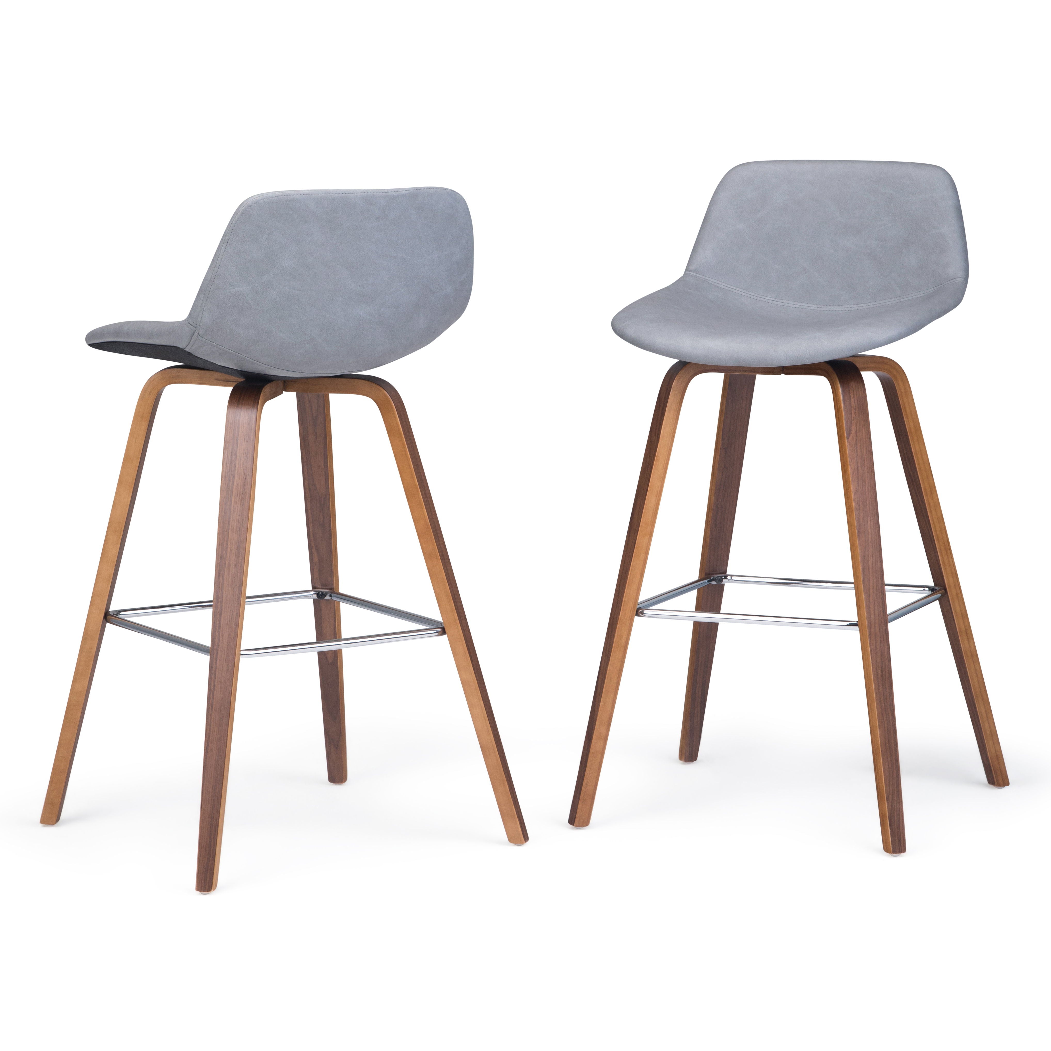 Randolph - Bentwood Counter Height Stool (Set of 2) - Premium Stool Sets from Simpli Home - Just $276! Shop now at brett interiors