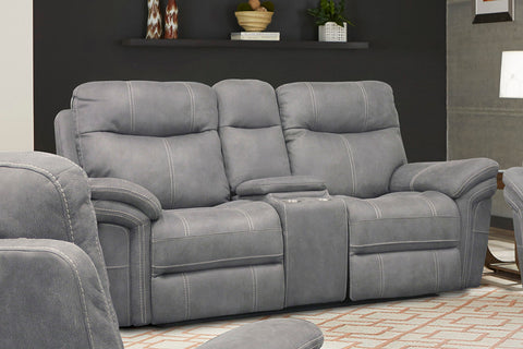 Mason - Power Console Loveseat - Premium Reclining Loveseats from Parker Living - Just $1497.50! Shop now at brett interiors