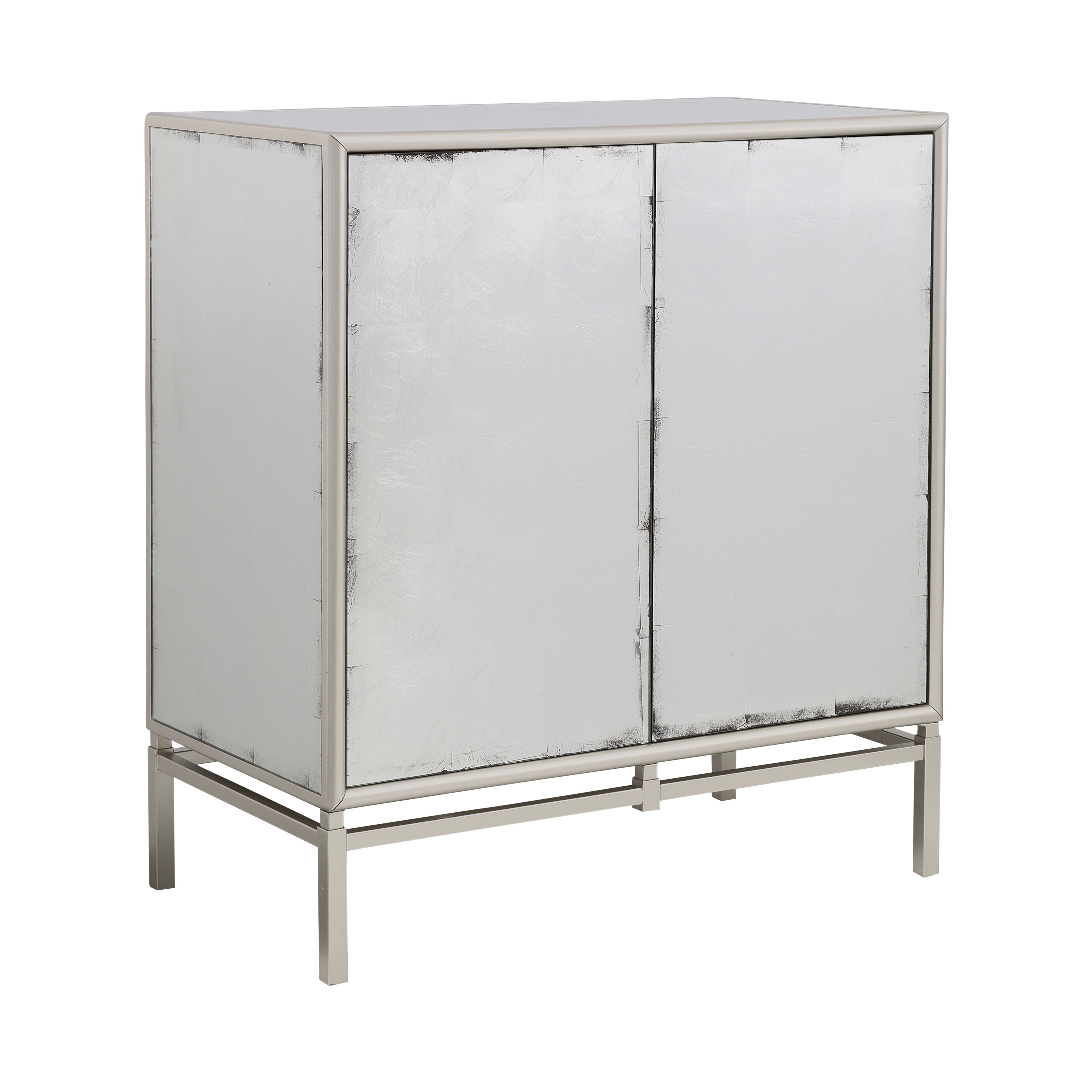 Silvermist - Two Door Cabinet - Silver - Premium Accent Cabinets from Coast2Coast Home - Just $2640! Shop now at brett interiors