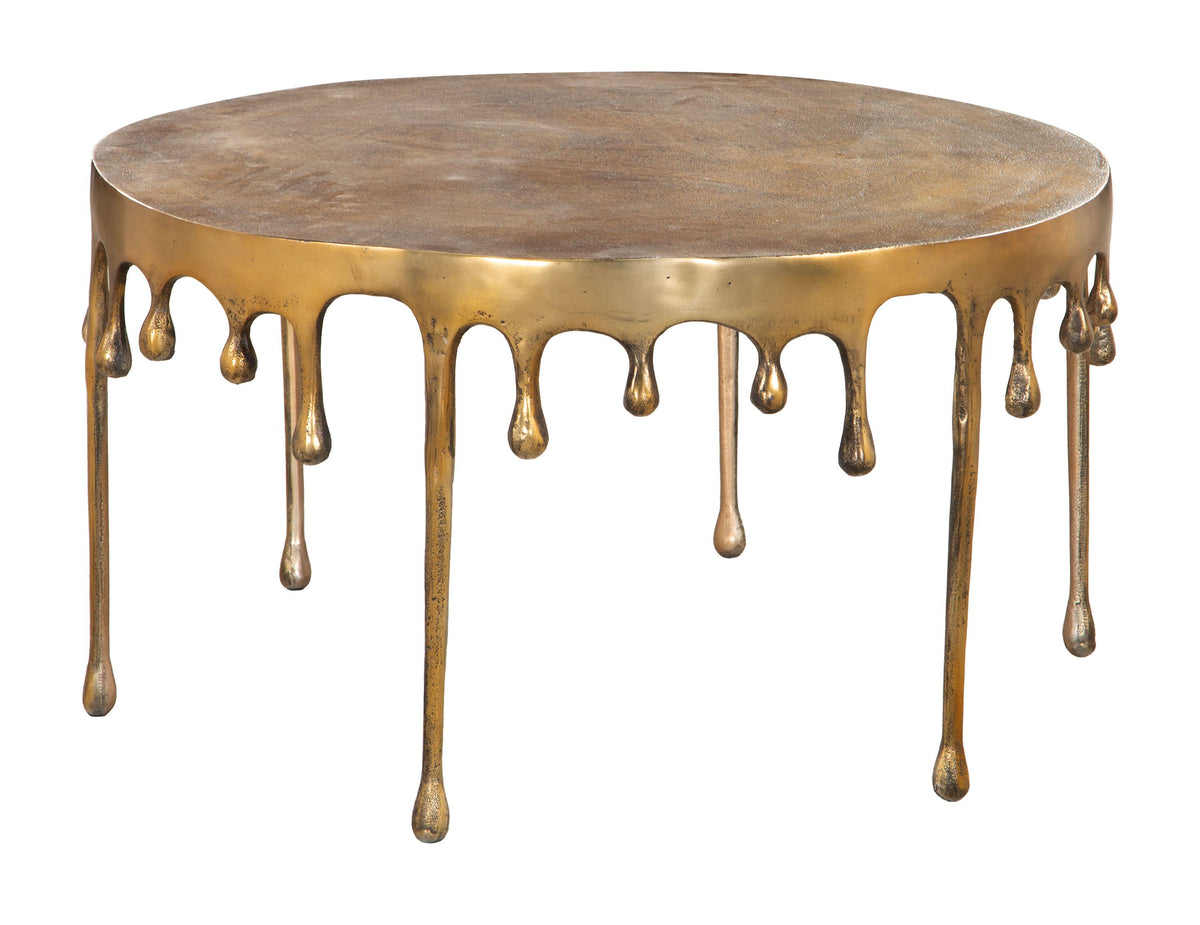 Drip - Coffee Table - Antique Brass - Premium Coffee Tables from Zuo Modern - Just $1950! Shop now at brett interiors