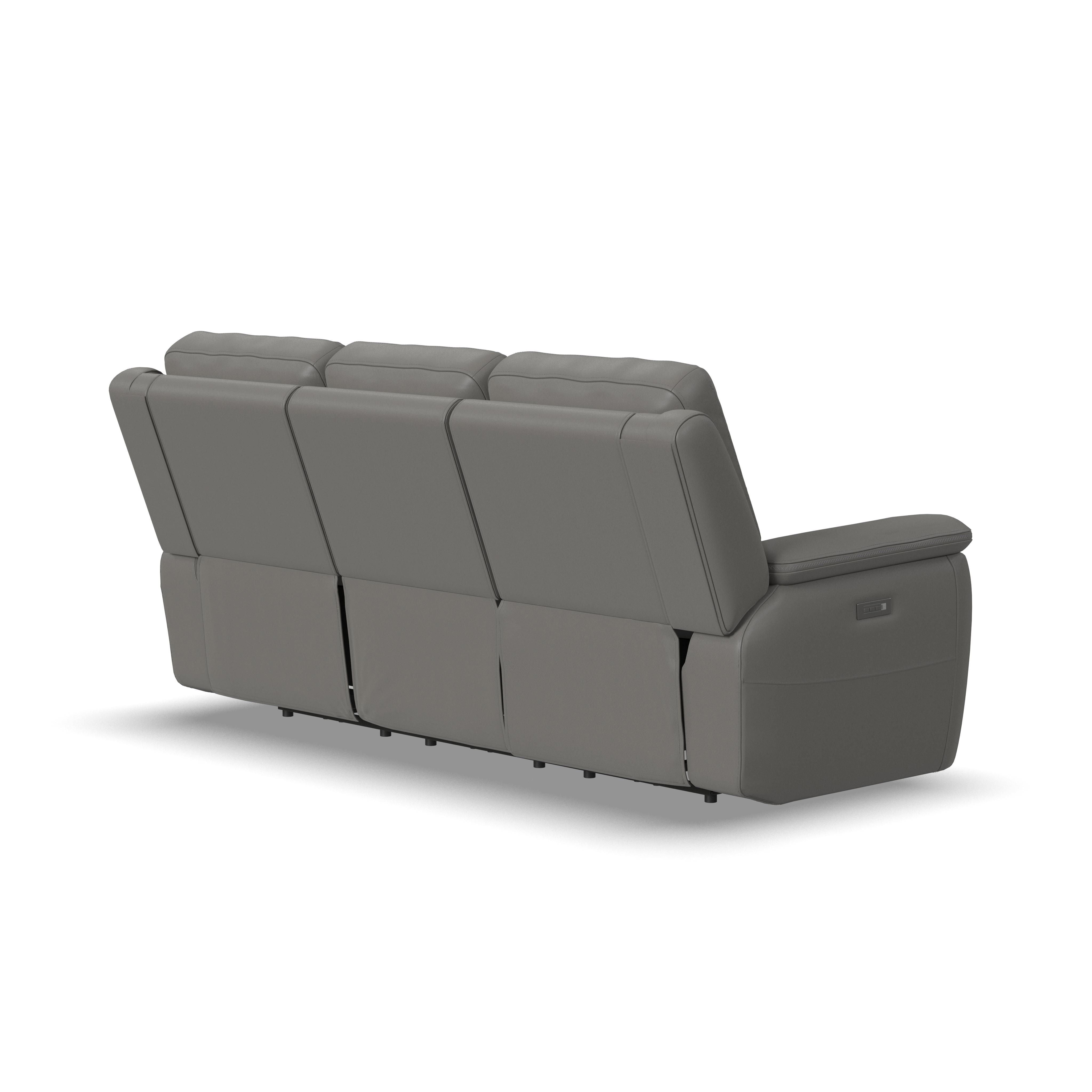 Sawyer - Power Reclining Sofa with Power Headrests & Lumbar - Premium Reclining Sofas from Flexsteel - Just $3562.50! Shop now at brett interiors