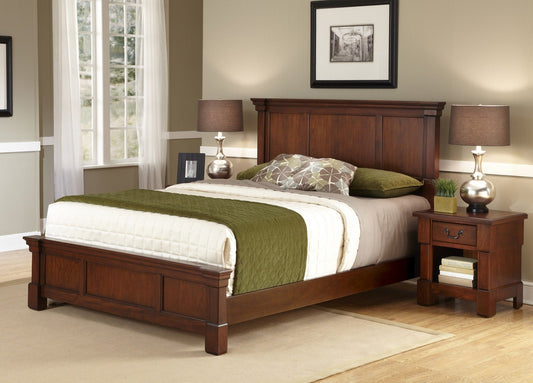 Aspen - Bed and Nightstand - Premium 2 Piece Bedroom Sets from Homestyles - Just $2499.98! Shop now at brett interiors