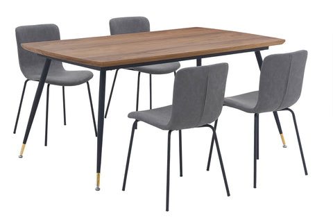 Messina And Gillian - Rectangular Dining Set - Premium 5 Piece Dining Room Sets from Armen Living - Just $1100! Shop now at brett interiors