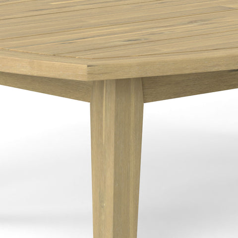 Parkside - Outdoor Coffee Table - Light Teak - Premium Coffee Tables from Simpli Home - Just $436! Shop now at brett interiors