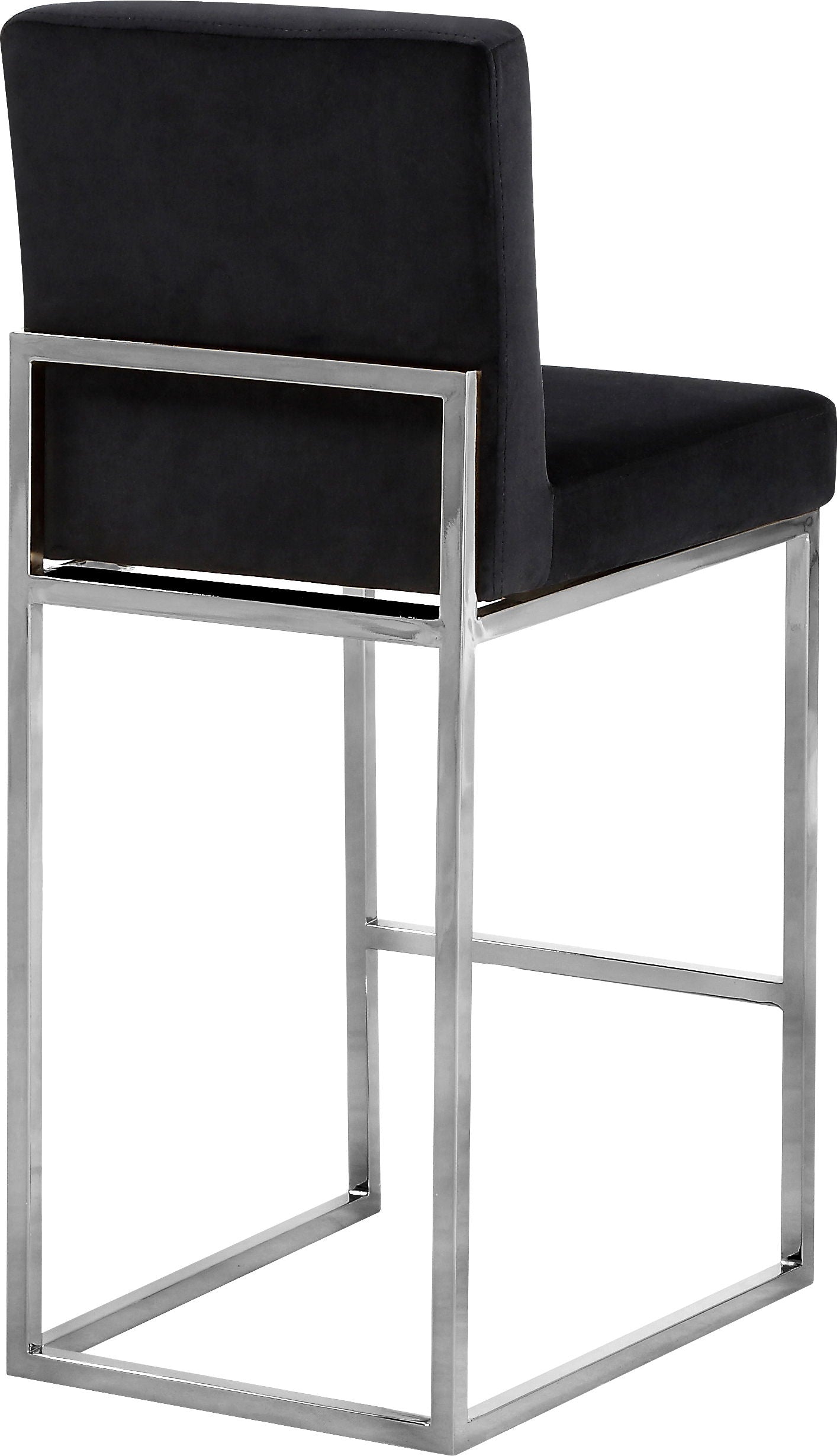 Giselle - Stool with Chrome Legs - Premium Adjustable Height from Meridian Furniture - Just $337.50! Shop now at brett interiors