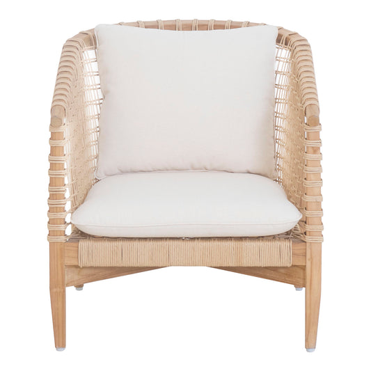 Kuna - Outdoor Lounge Chair - Beige - Premium Lounge Chairs from Moe's Home Collection - Just $2497.50! Shop now at brett interiors