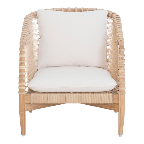 Kuna - Outdoor Lounge Chair - Beige - Premium Lounge Chairs from Moe's Home Collection - Just $2497.50! Shop now at brett interiors