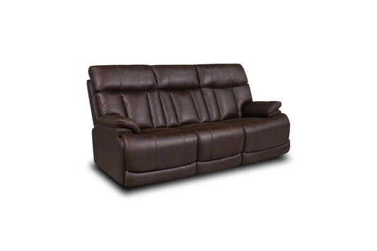 Clive - Power Reclining Sofa with Power Headrests & Lumbar - Dark Brown - Premium Reclining Sofas from Flexsteel - Just $2875! Shop now at brett interiors