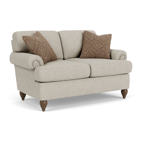 Moxy - Loveseat (Roll Arms And T-Shaped Cushions) - Premium Stationary Loveseats from Flexsteel - Just $1875! Shop now at brett interiors