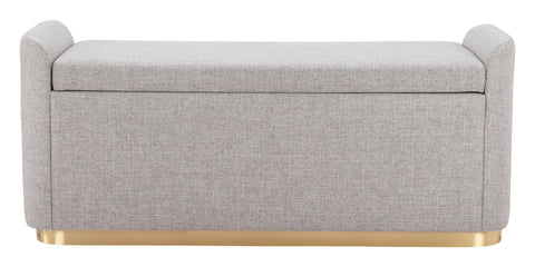 Dobo - Storage Bench - Gray - Premium Storage Benches from Zuo Modern - Just $1600! Shop now at brett interiors