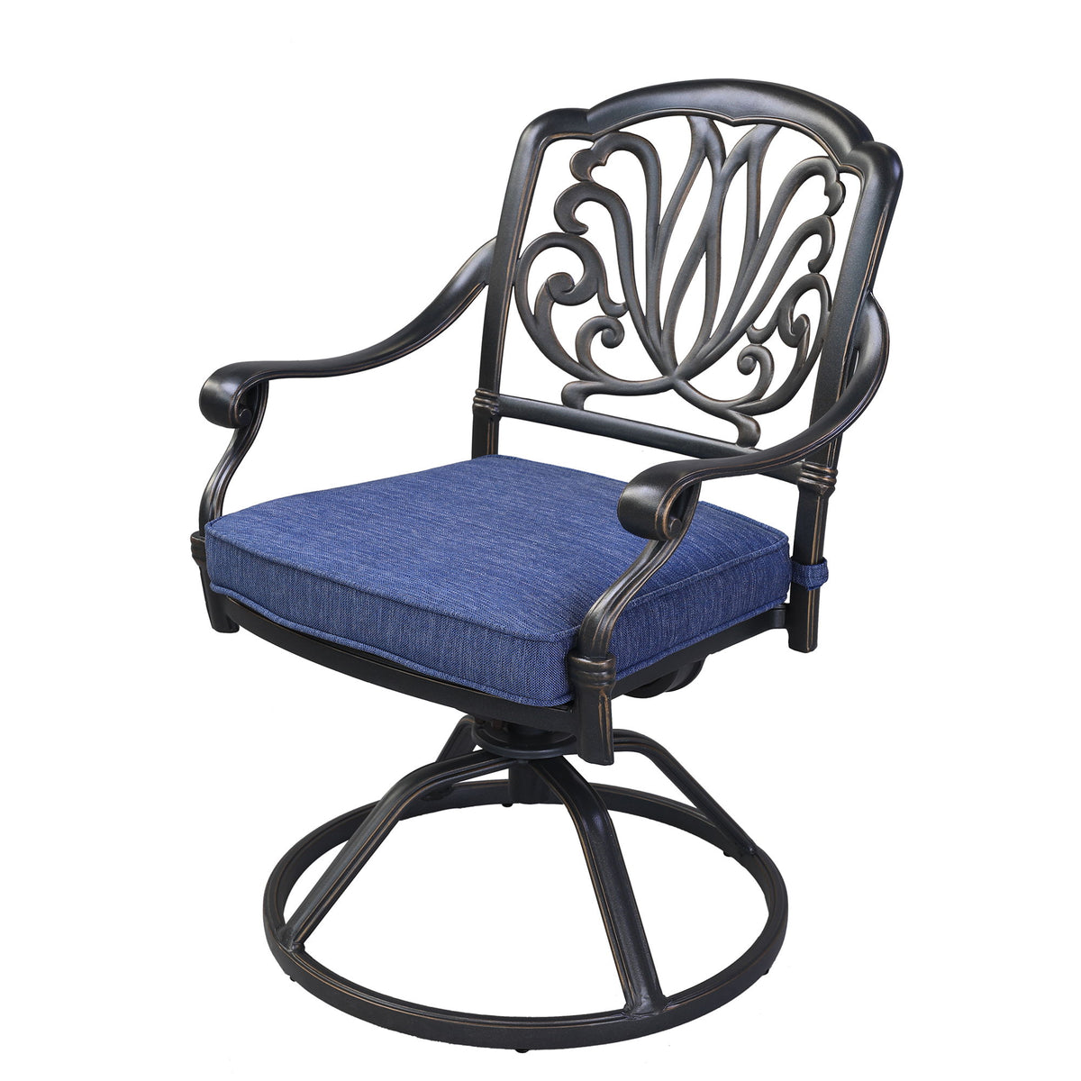 Patio Outdoor Aluminum Dining Swivel Rocker Chairs With Cushion (Set of 2) - Premium Chair Sets from Gather Craft - Just $763! Shop now at brett interiors