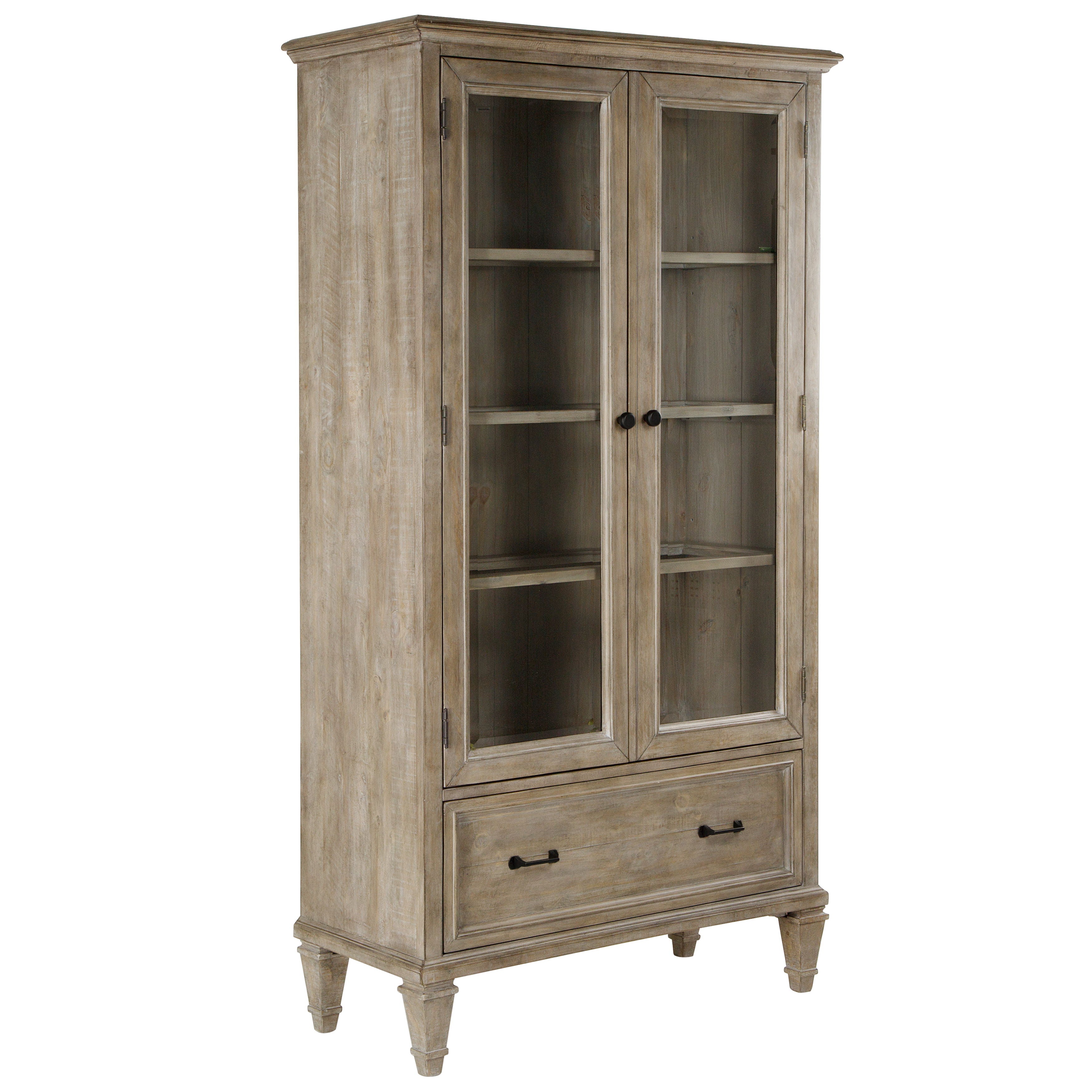 Lancaster - Door Bookcase - Dove Tail Grey - Premium Standard Bookcases from Magnussen Furniture - Just $1829! Shop now at brett interiors