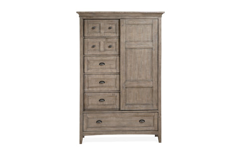 Paxton Place - Wood Door Chest - Dove Tail Grey - Premium Door Chests from Magnussen Furniture - Just $1899! Shop now at brett interiors