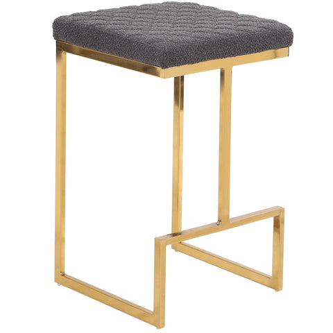 Joel - Mid Century Modern Luxury Upholstered Stool - Premium Counter Height (24"-27") from Ashcroft Furniture - Just $155! Shop now at brett interiors