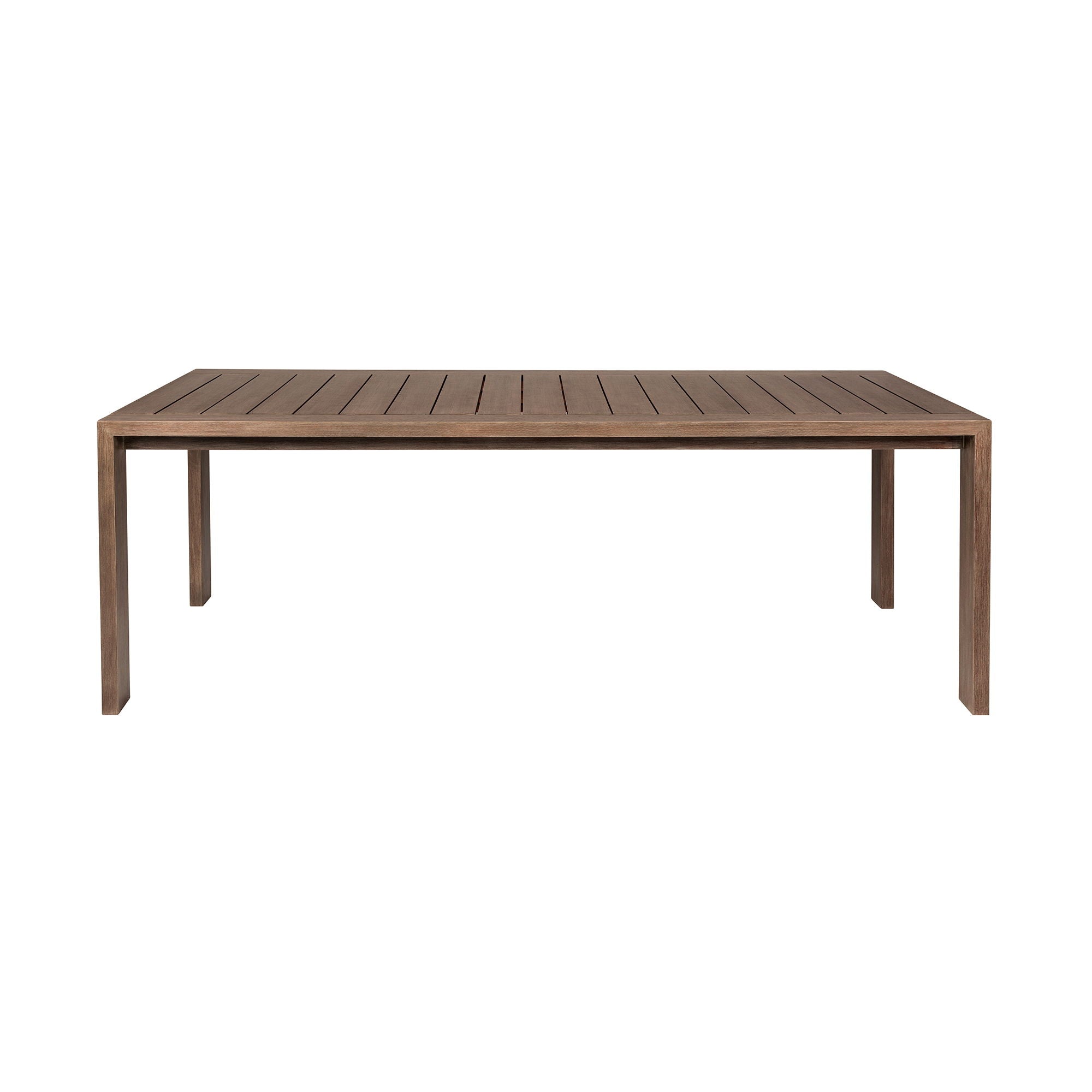 Relic - Outdoor Patio Dining Table - Weathered Eucalyptus - Premium Dining Tables from Armen Living - Just $1897.50! Shop now at brett interiors