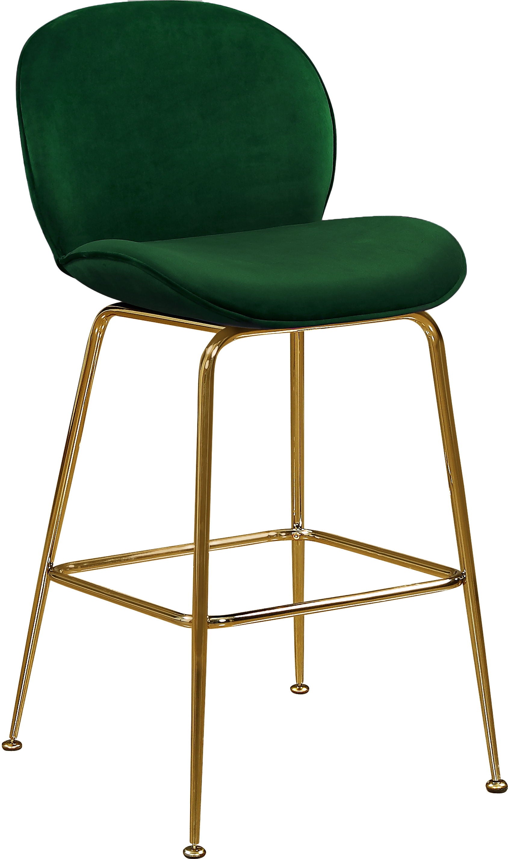 Paris - Stool with Gold Legs (Set of 2) - Premium Stool Sets from Meridian Furniture - Just $650! Shop now at brett interiors