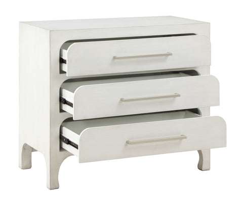 Oxford - Three Drawer Accent Chest - Burnished White - Premium Accent Chests from Coast2Coast Home - Just $2062.50! Shop now at brett interiors