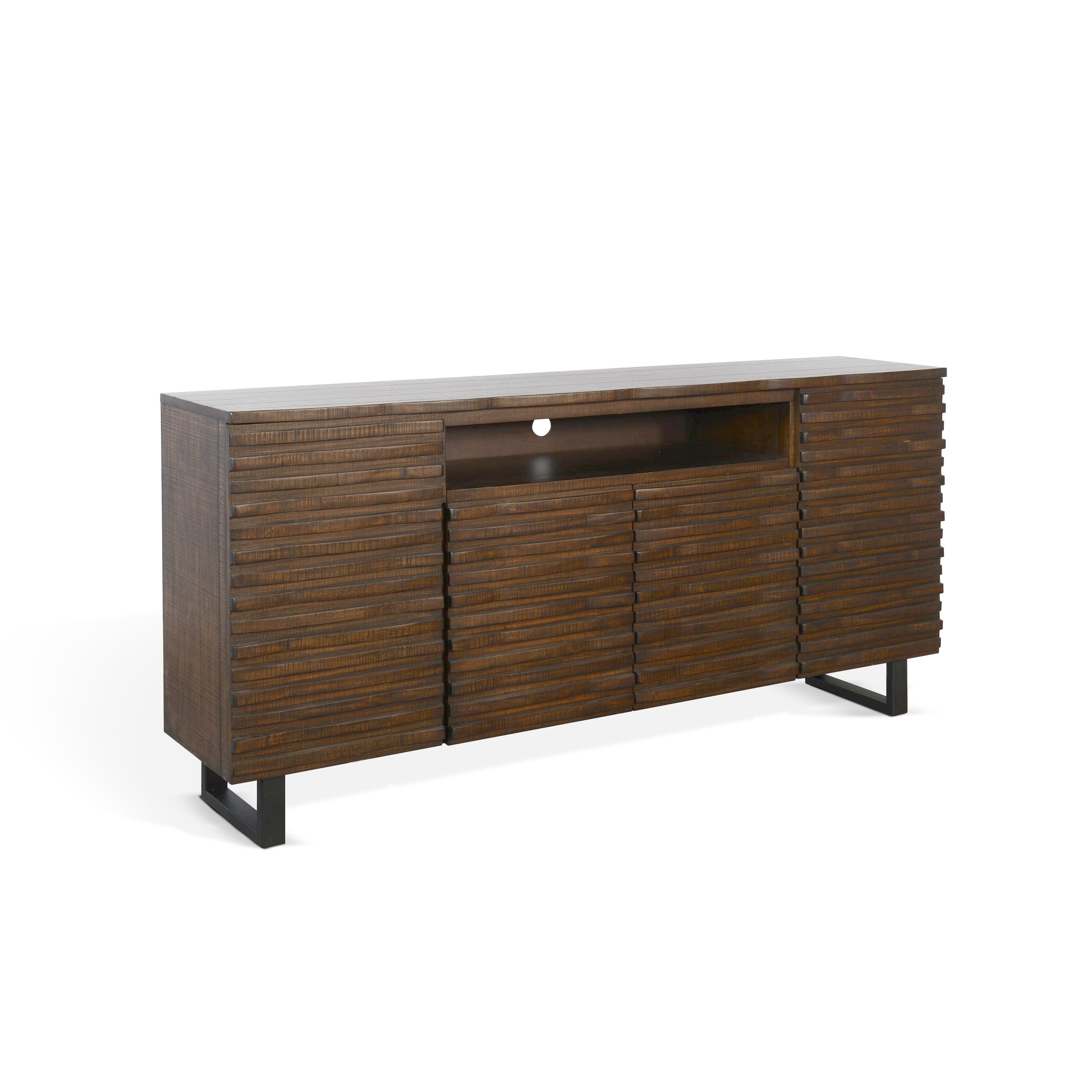 72" Media Console Server - Tobacco Leaf - Premium TV Stands from Sunny Designs - Just $1084! Shop now at brett interiors