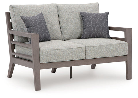 Hillside Barn - Gray / Brown - Loveseat W/Cushion - Premium Loveseats from Signature Design by Ashley® - Just $1821.25! Shop now at brett interiors