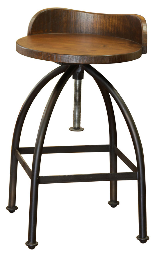 Pueblo - Swivel Stool - Deep Brown - Premium Counter Height (24"-27") from International Furniture Direct - Just $272.50! Shop now at brett interiors