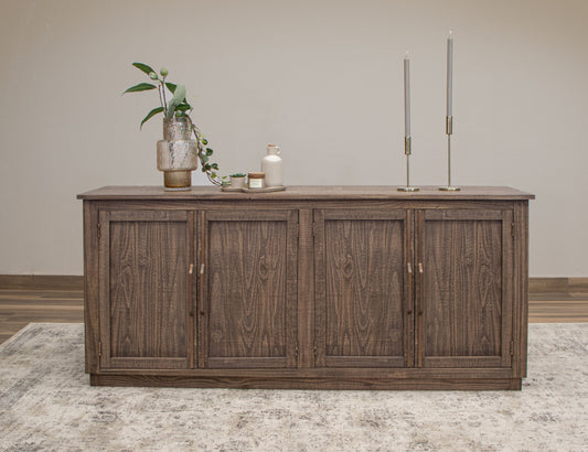 London - Console - Walnut Brown - Premium TV Stands from International Furniture Direct - Just $962.50! Shop now at brett interiors