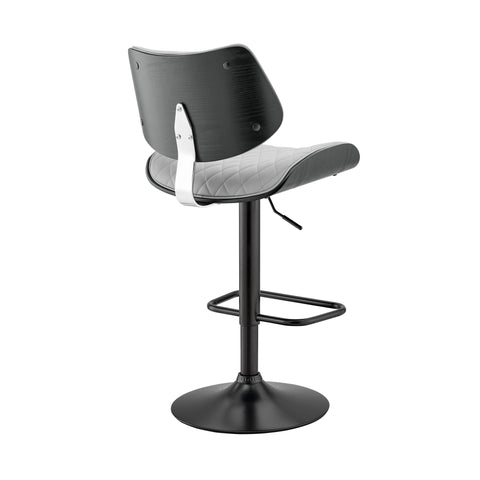 Leland - Adjustable Bar Stool - Premium Adjustable Height from Armen Living - Just $250! Shop now at brett interiors