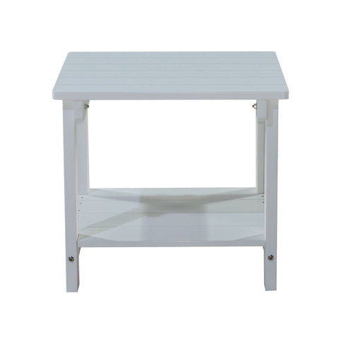 Key West - Weather Resistant Outdoor Indoor Plastic Wood End Table - Premium End Tables from Gather Craft - Just $123! Shop now at brett interiors