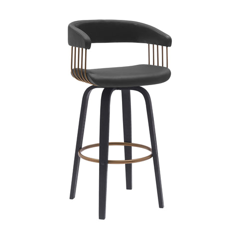 Topanga - Swivel Stool - Premium Counter Height (24"-27") from Armen Living - Just $230! Shop now at brett interiors