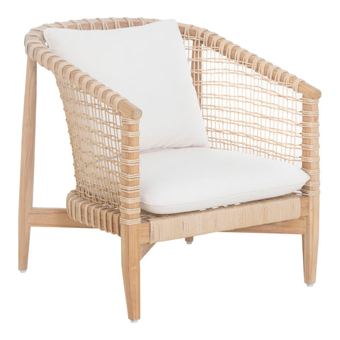 Kuna - Outdoor Lounge Chair - Beige - Premium Lounge Chairs from Moe's Home Collection - Just $2497.50! Shop now at brett interiors