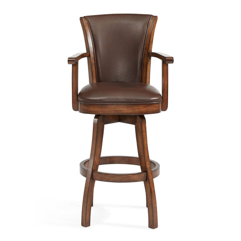 Raleigh - Swivel Arm Bar Stool - Premium Counter Height (24"-27") from Armen Living - Just $572.50! Shop now at brett interiors