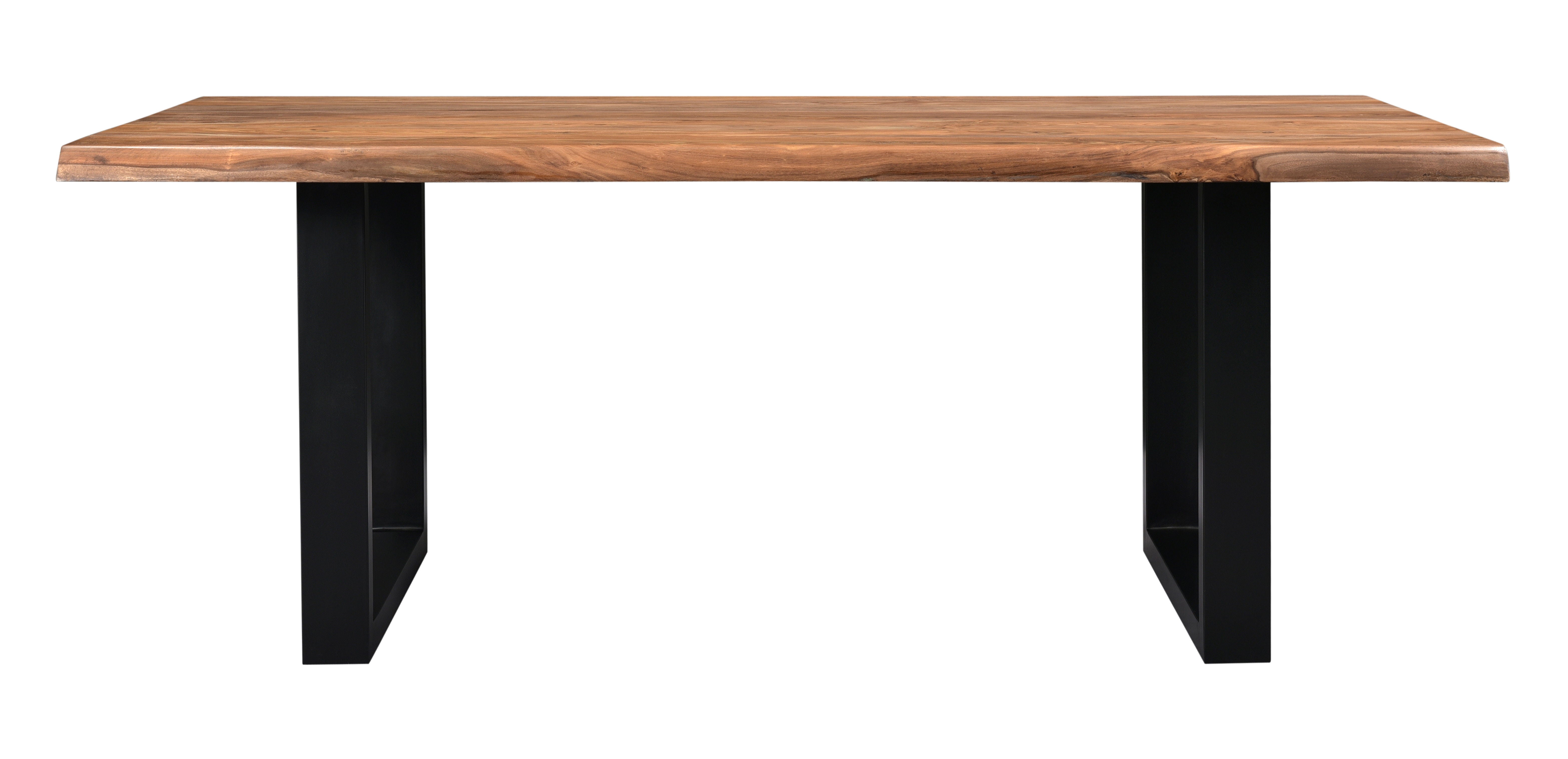 Brownstone II - Table With Natural Live Edge Top And Metal Base - Premium Dining Tables from Coast2Coast Home - Just $1320! Shop now at brett interiors