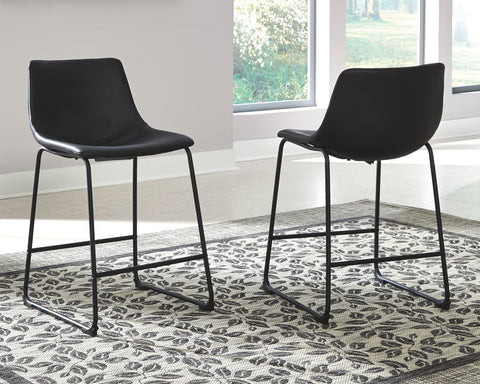 Centiar - Upholstered Barstool (Set of 2) - Premium Stool Sets from Signature Design by Ashley® - Just $265.65! Shop now at brett interiors