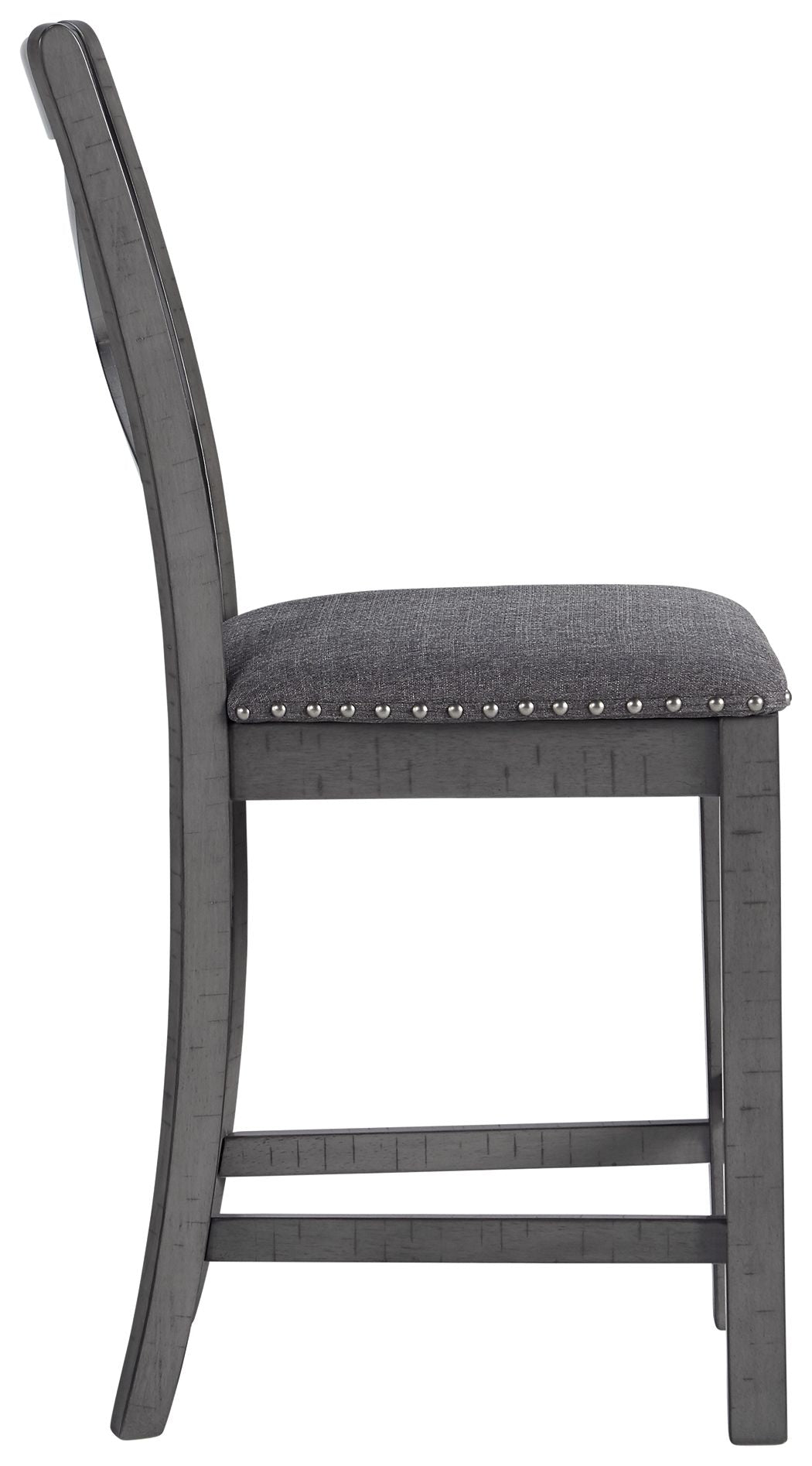 Myshanna - Gray - Upholstered Barstool (Set of 2) - Premium Stool Sets from Signature Design by Ashley® - Just $329.20! Shop now at brett interiors