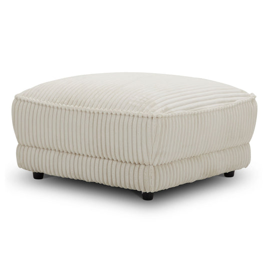 Utopia - Ottoman with Casters - Mega Ivory - Premium Upholstered Ottomans from Parker Living - Just $425! Shop now at brett interiors