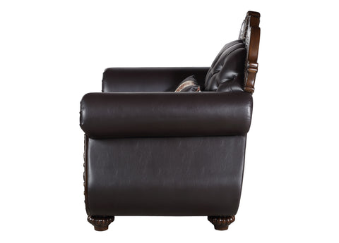 Maximus - Chair - Dark Brown - Premium Arm Chairs from New Classic - Just $1122.50! Shop now at brett interiors